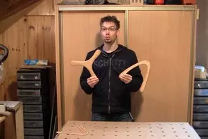 Fabriquer un boomerang ou un gabarit courbe Image 1